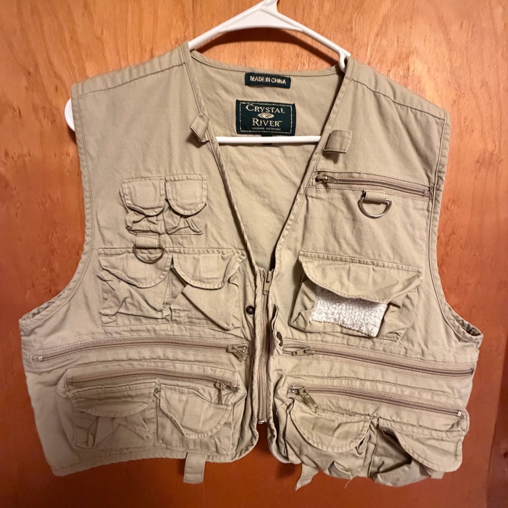 Men's Khaki‎ Utility Fishing Vest